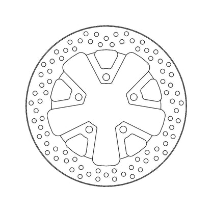 Moto-Master Bremsscheibe Halo hinten starr Ø 250 mm