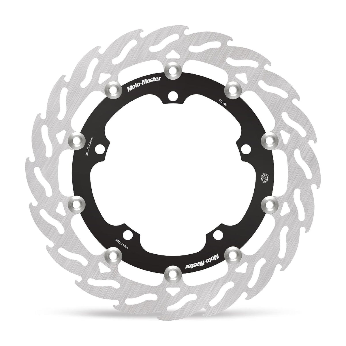 Moto-Master Bremsscheibe Flame vorn links schwimmend mit ABE Ø 320 mm | LK 166 mm