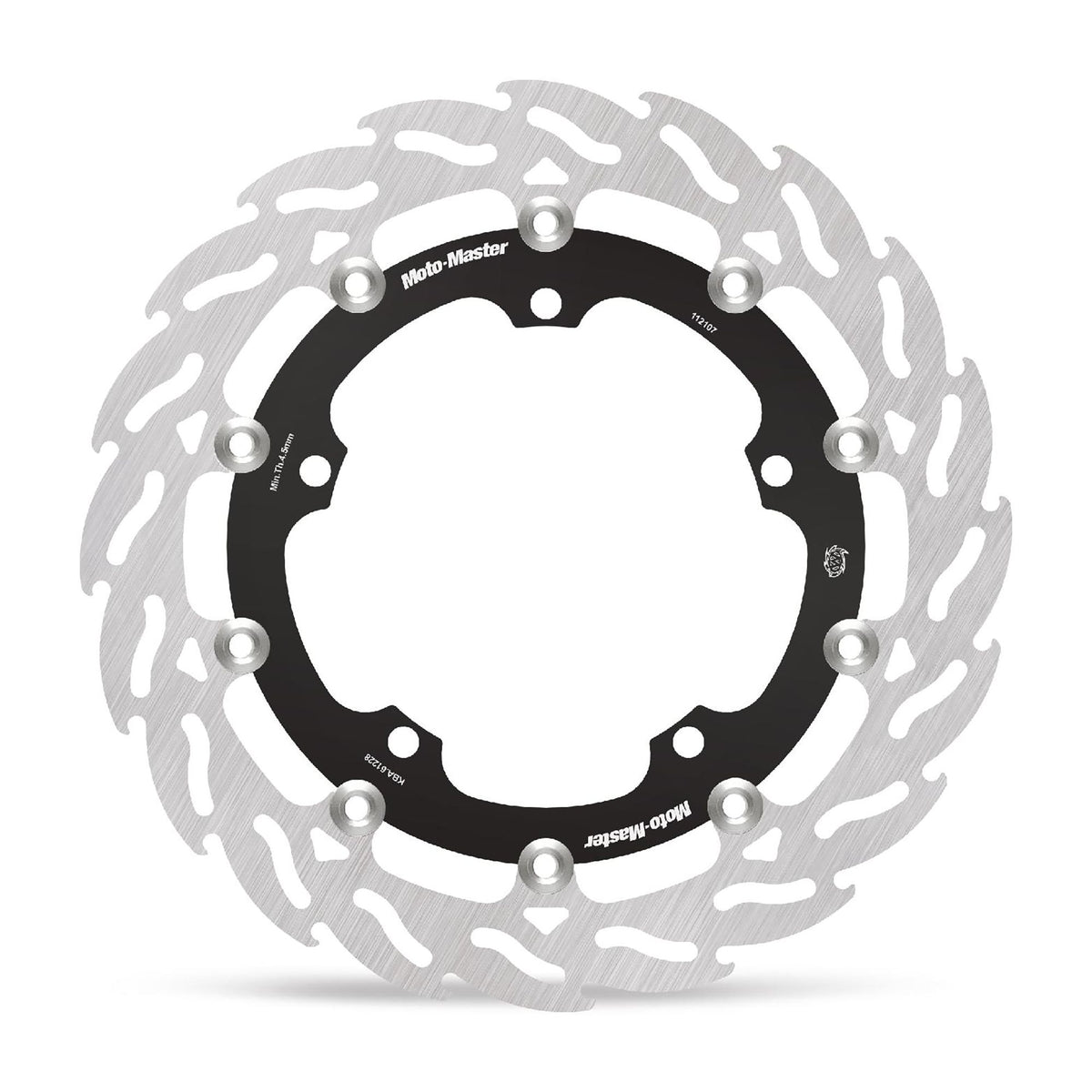 Moto-Master Bremsscheibe Flame vorn rechts schwimmend mit ABE Ø 320 mm | LK 166 mm