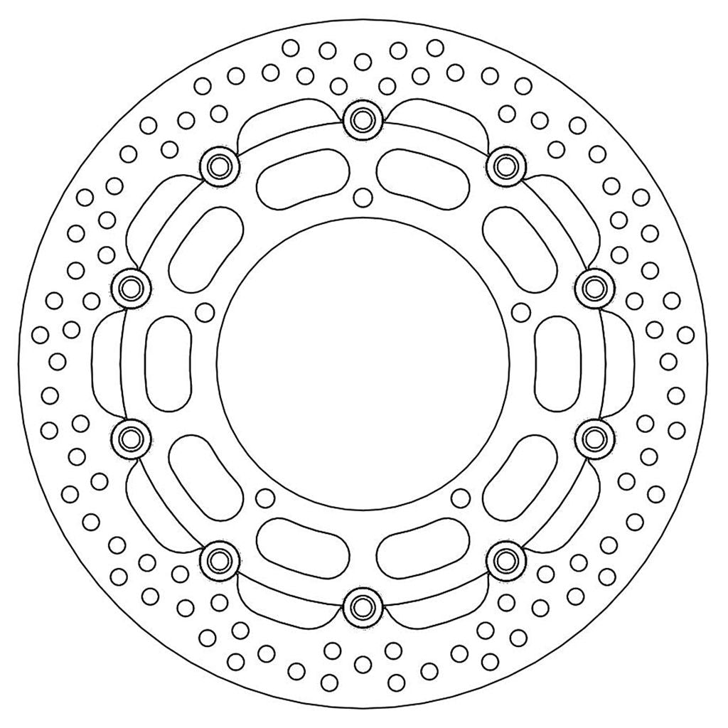 Moto-Master Bremsscheibe Halo vorn schwimmend mit ABE Ø 310 mm | LK 150 mm (Art. m112161)