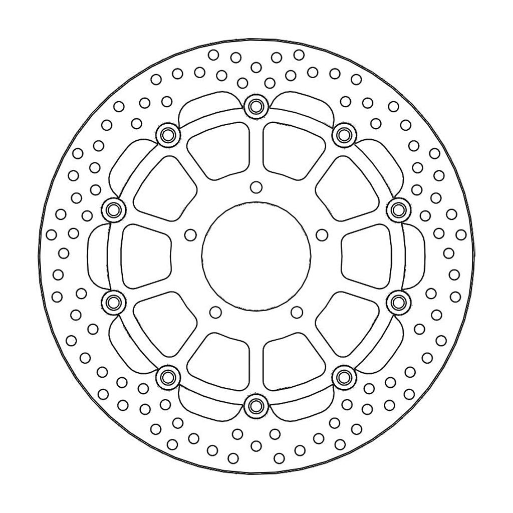 Moto-Master Bremsscheibe Halo vorn schwimmend mit ABE Ø 320 mm | LK 101,5 mm (Art. m112181)