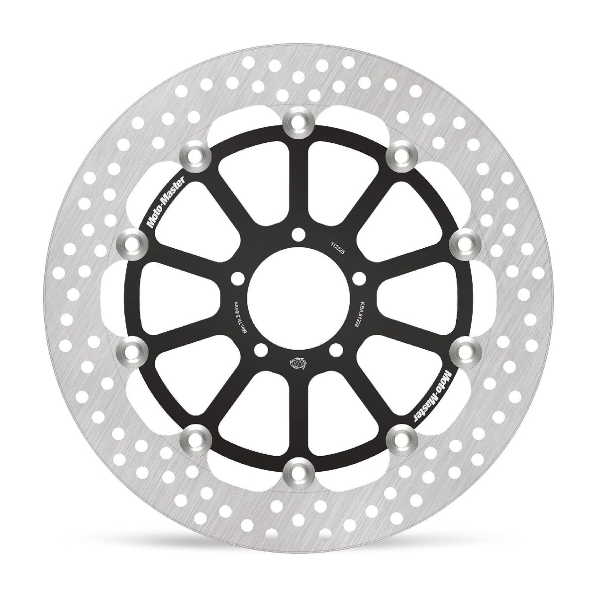 Moto-Master Bremsscheibe Halo vorn schwimmend Racing - 5,5mm mit ABE Ø 320 mm | LK 80 mm (Art. m112225)