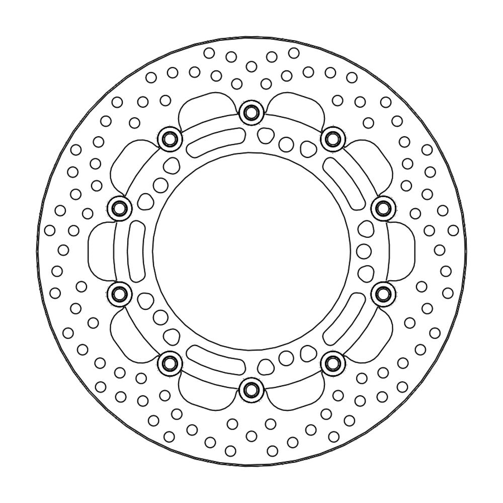 Moto-Master Bremsscheibe Halo vorn schwimmend mit ABE Ø 310 mm | LK 162 mm (Art. m112301)