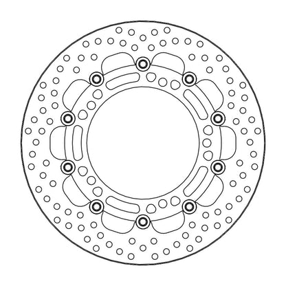 Moto-Master Bremsscheibe Halo vorn schwimmend mit ABE Ø 310 mm | LK 162 mm (Art. m112301)