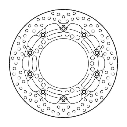 Moto-Master Bremsscheibe Halo vorn schwimmend mit ABE Ø 310 mm | LK 162 mm (Art. m112307)