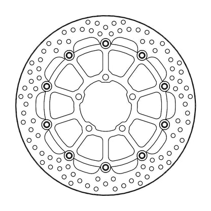 Moto-Master Bremsscheibe Halo vorn schwimmend mit ABE Ø 320 mm | LK 100,5 mm (Art. m112329)