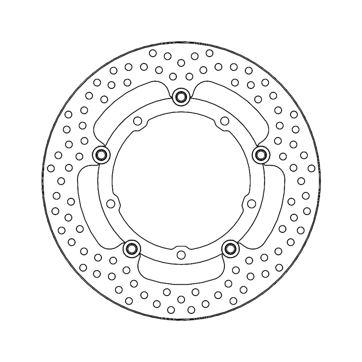 Moto-Master Bremsscheibe 112370 Halo vorn schwimmend mit ABE