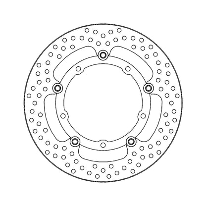 Moto-Master Bremsscheibe 112370 Halo vorn schwimmend mit ABE