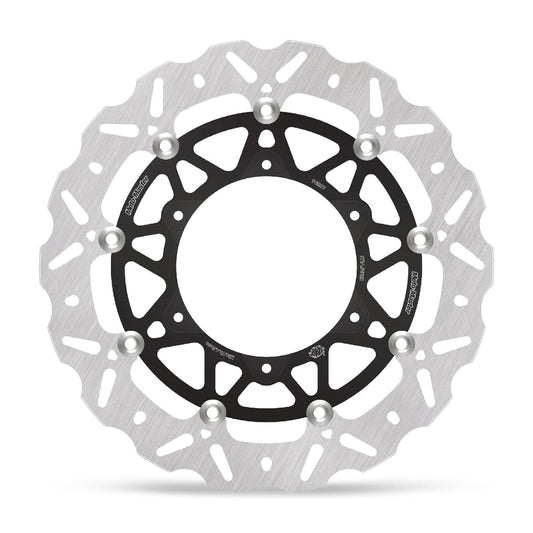 Moto-Master Bremsscheibe Nitro Road vorne links schwimmend mit ABE Ø 320 mm | LK 143 mm