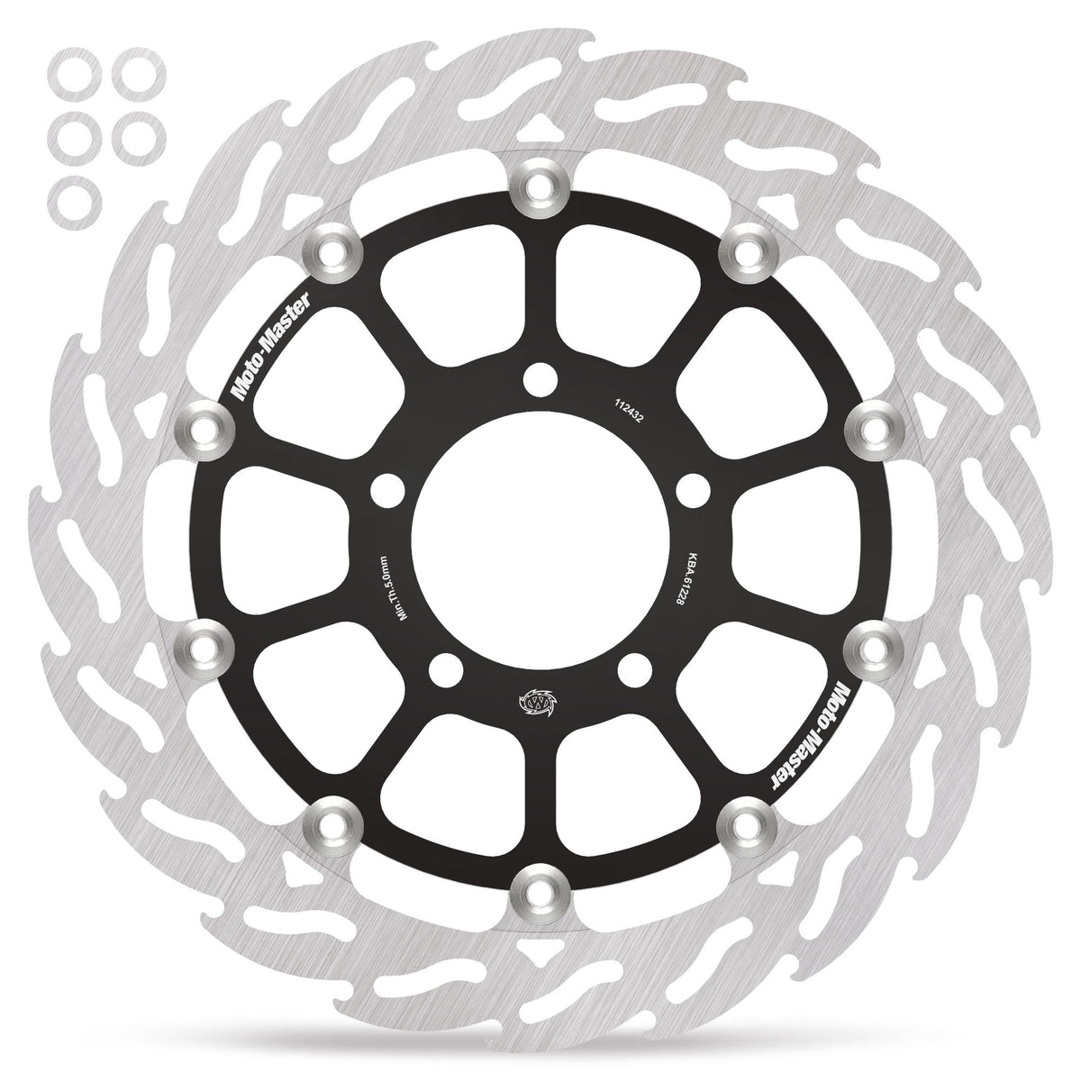 Moto-Master Bremsscheibe Flame vorn links schwim. Racing Flame - 5,5mm Ø 320 mm | LK 100 mm