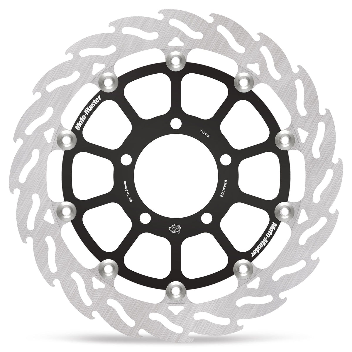 Moto-Master Bremsscheibe Flame vorn rechts schwim. Racing Flame - 5,5mm Ø 320 mm | LK 100 mm