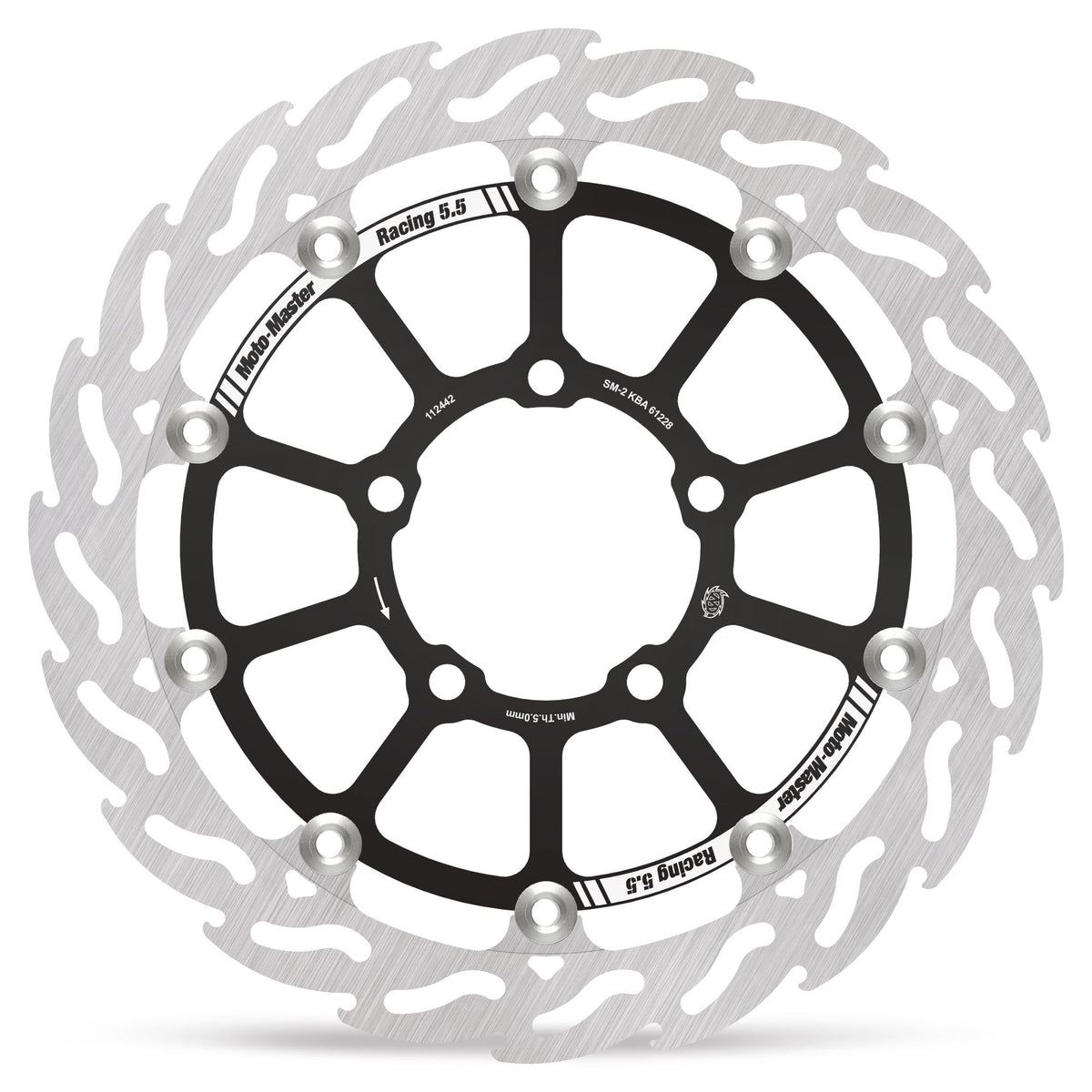 Moto-Master Bremsscheibe Flame vorn links schwim. Racing Flame - 5,5mm Ø 310 mm | LK 100,5 mm (Art. m112442)