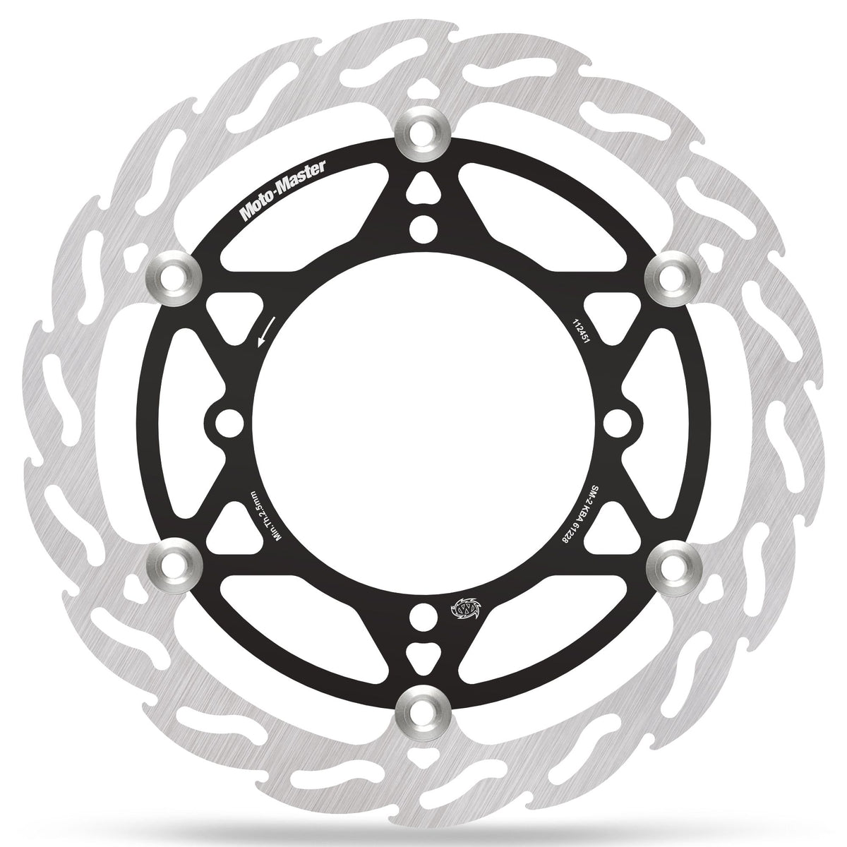 Moto-Master Bremsscheibe Flame vorn schwimmend Oversize 280 mm Ø Ø 280 mm | LK 134 mm | 4 Loch