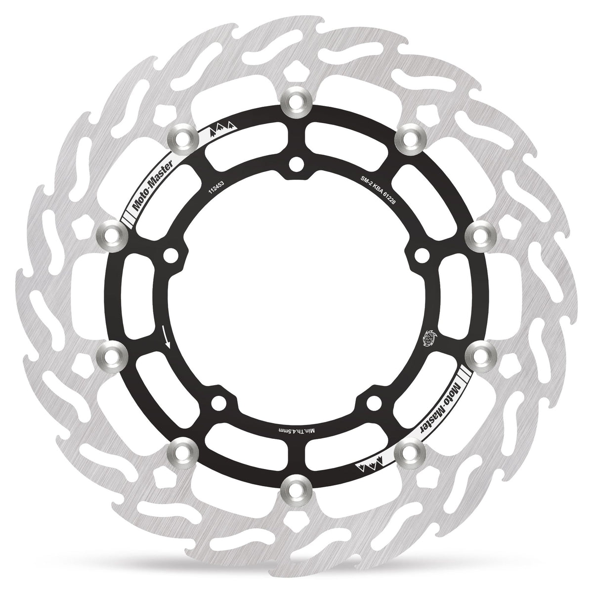 Moto-Master Bremsscheibe Flame vorn schwim. Supermoto Racing 320 links Ø 320 mm | LK 150 mm (Art. m112453)