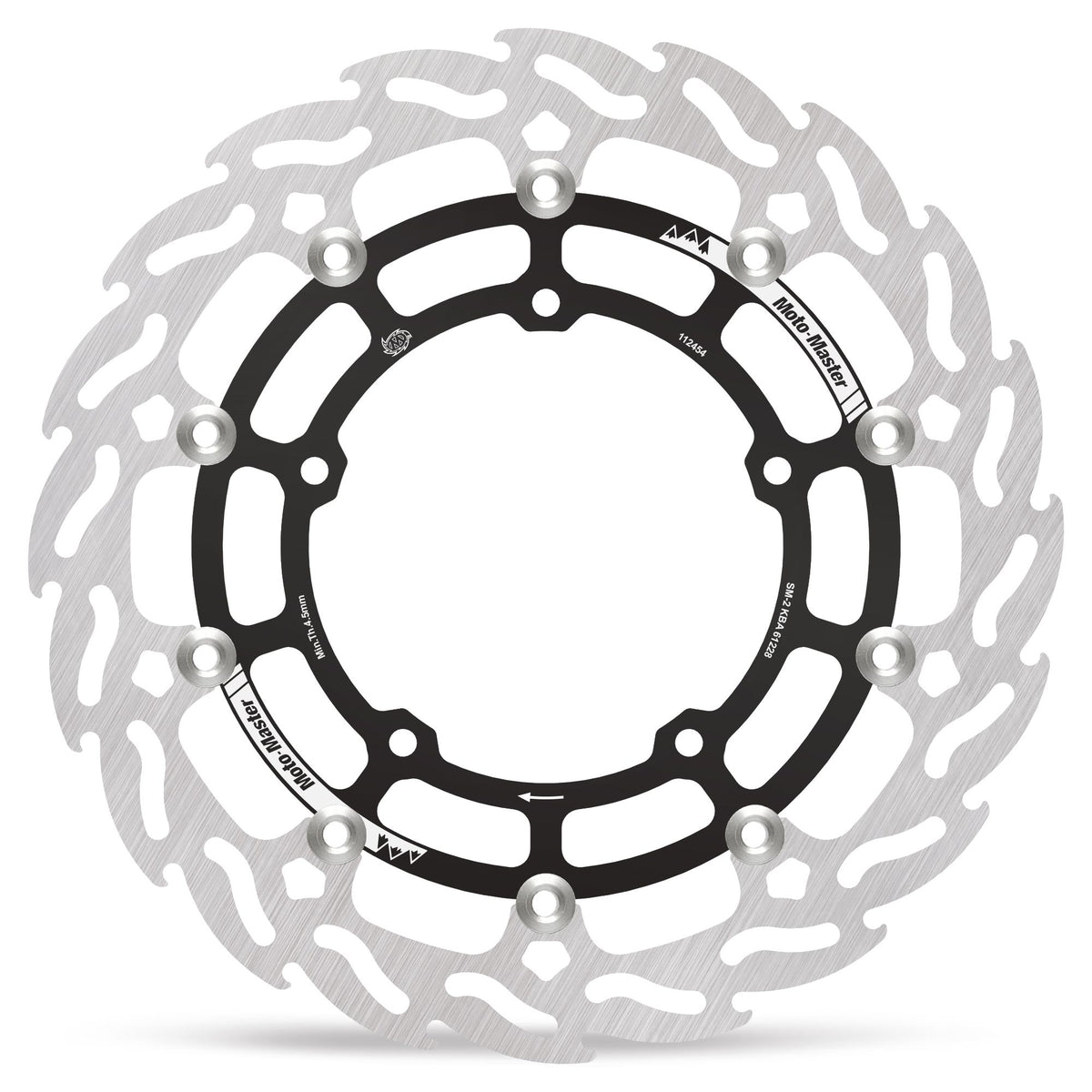 Moto-Master Bremsscheibe Flame vorn schwim. Supermoto Racing 320 links Ø 320 mm | LK 150 mm (Art. m112454)