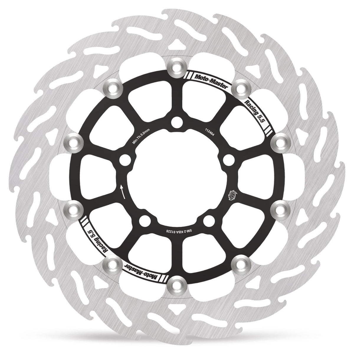 Moto-Master Bremsscheibe Flame vorn rechts schwim. Racing Flame - 5,5mm Ø 310 mm | LK 100,5 mm (Art. m112464)