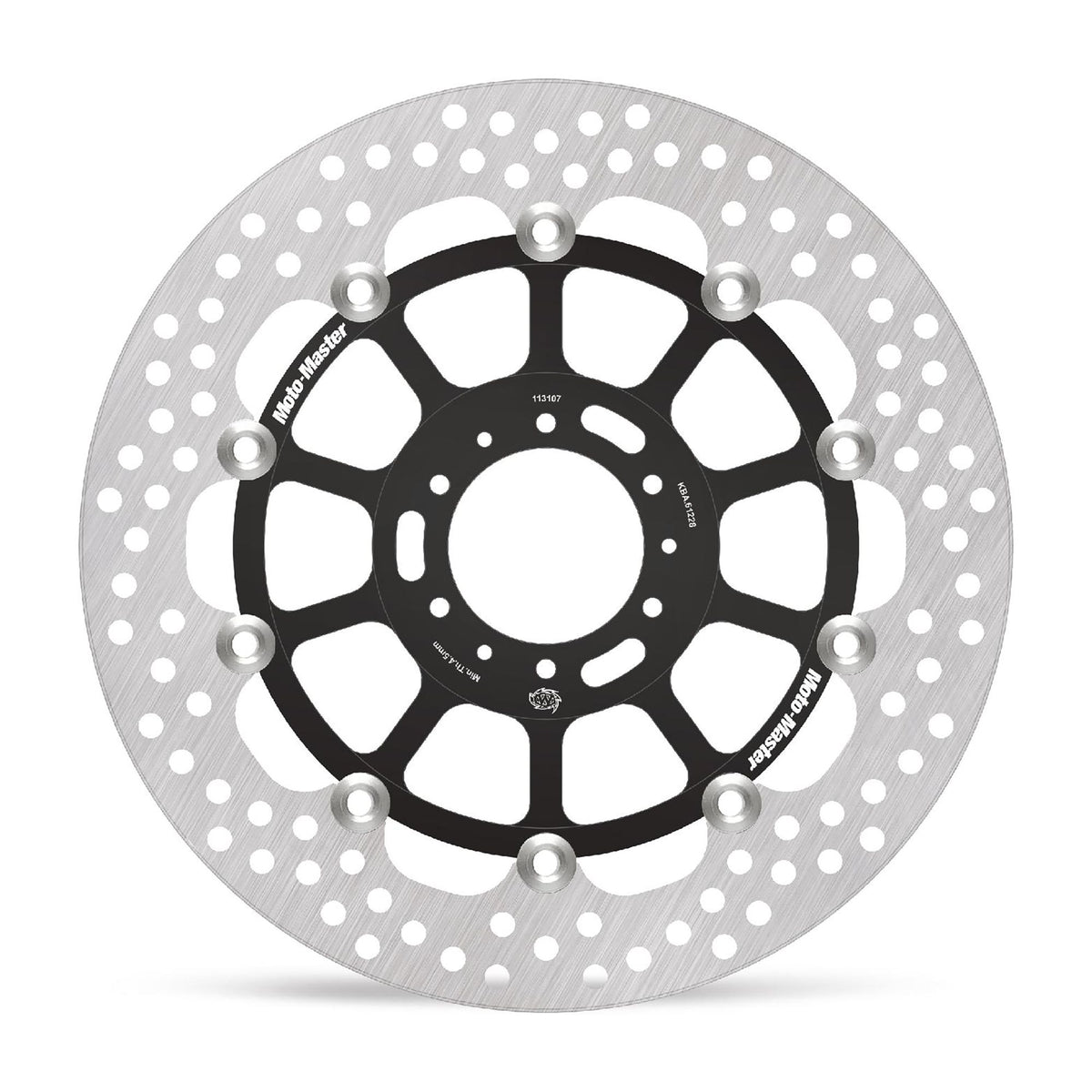 Moto-Master Bremsscheibe Halo vorn schwimmend mit ABE Ø 296 mm | LK 78 mm (Art. m113107)
