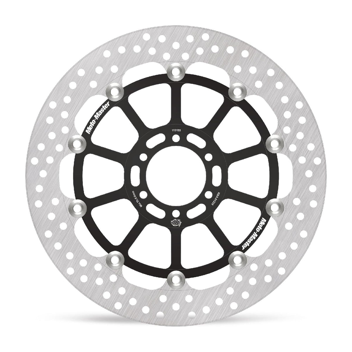 Moto-Master Bremsscheibe Halo vorn schwimmend Racing - 5,5mm mit ABE Ø 320 mm | LK 80 mm (Art. m113155)