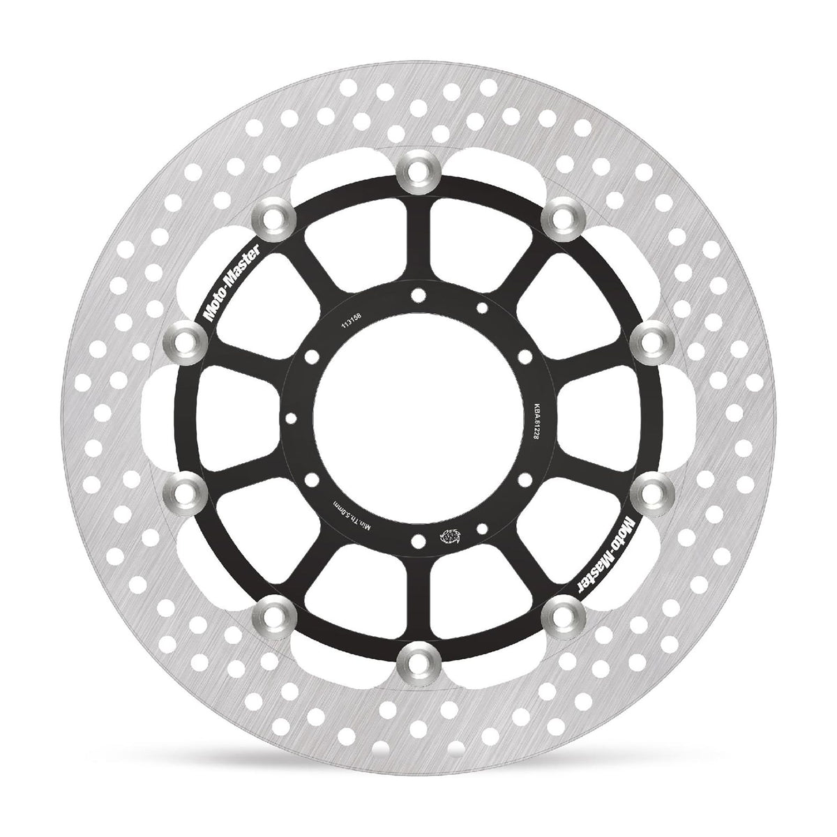Moto-Master Bremsscheibe Halo vorn schwimmend Racing - 5,5mm mit ABE Ø 320 mm | LK 110 mm (Art. m113158)