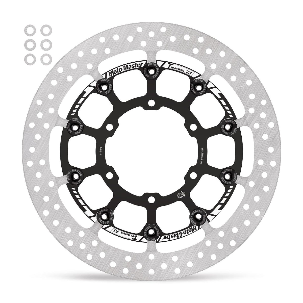 Moto-Master Bremsscheibe Halo T-Floater Racing - 7,1 mm Ø 321 mm | LK 120 mm