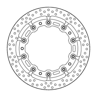 Moto-Master Bremsscheibe Halo T-Floater Racing - 6,0 mm Ø 320 mm | LK 203 mm (Art. m117058)