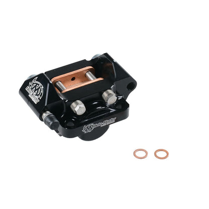 Moto-Master Bremssattel hinten 2-Kolben inklusive Bremsbeläge (Art. m210103)