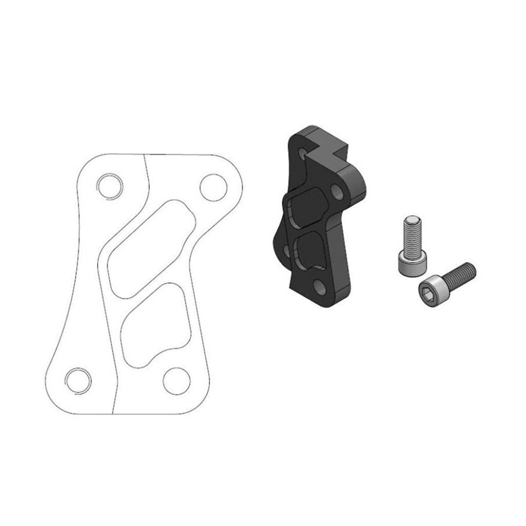 Moto-Master Bremssattel-Adapter Supermoto Street Adapter 320 mm Ø (Art. m211012)