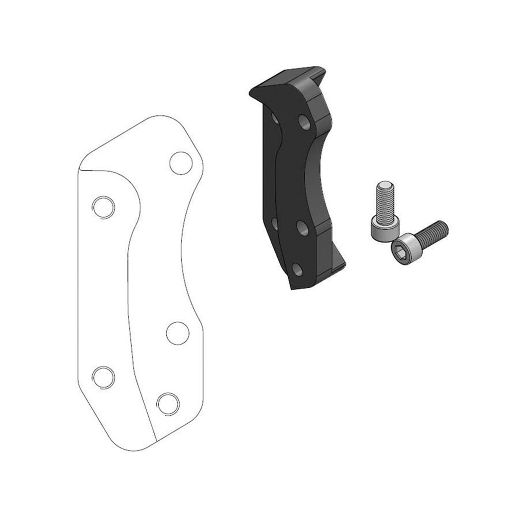 Moto-Master Bremssattel-Adapter Supermoto Street Adapter 320 mm Ø (Art. m211017)
