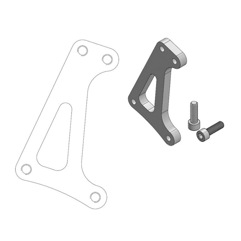 Moto-Master Bremssattel-Adapter Supermoto Racing Adapter 320 mm Ø (Art. m211018)