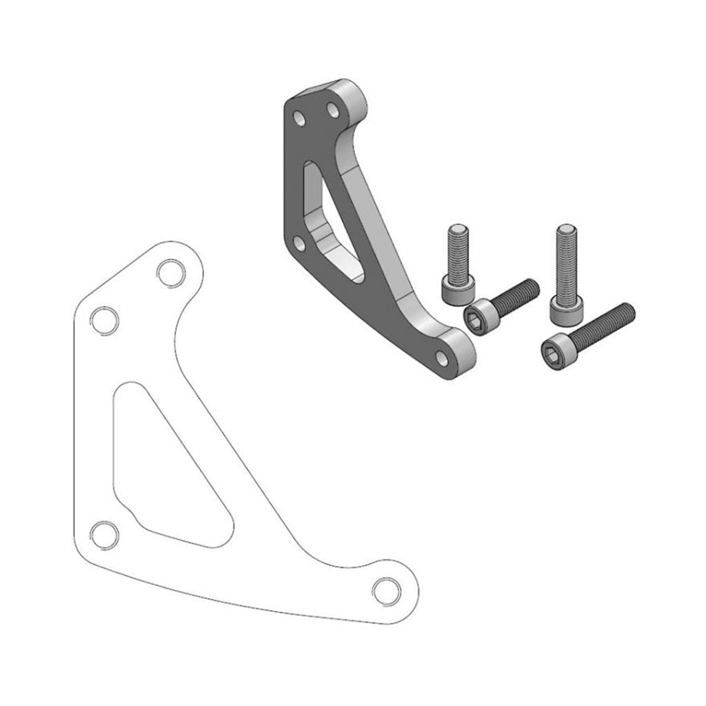 Moto-Master Bremssattel-Adapter Supermoto Racing Adapter 320 mm Ø (Art. m211025)