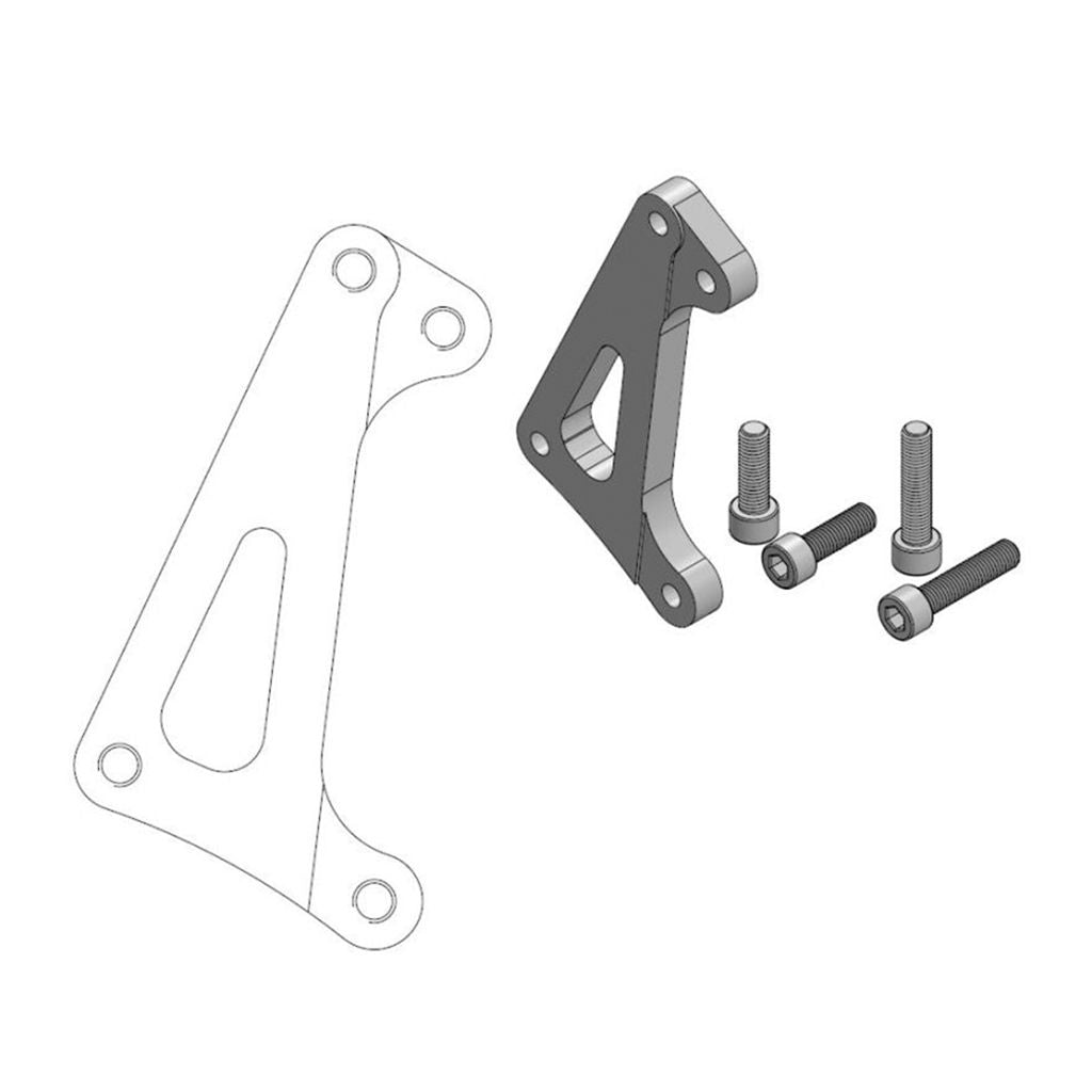 Moto-Master Bremssattel-Adapter Supermoto Racing Adapter 320 mm Ø (Art. m211034)