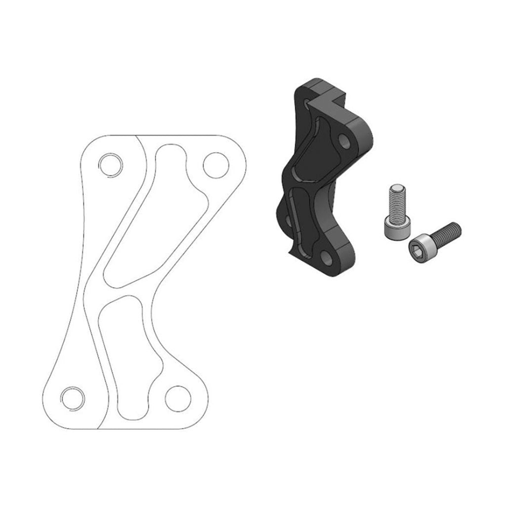 Moto-Master Bremssattel-Adapter Supermoto Street Adapter 320 mm Ø (Art. m211038)