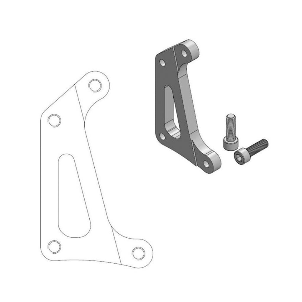 Moto-Master Bremssattel-Adapter Supermoto Racing Adapter 320 mm Ø (Art. m211039)