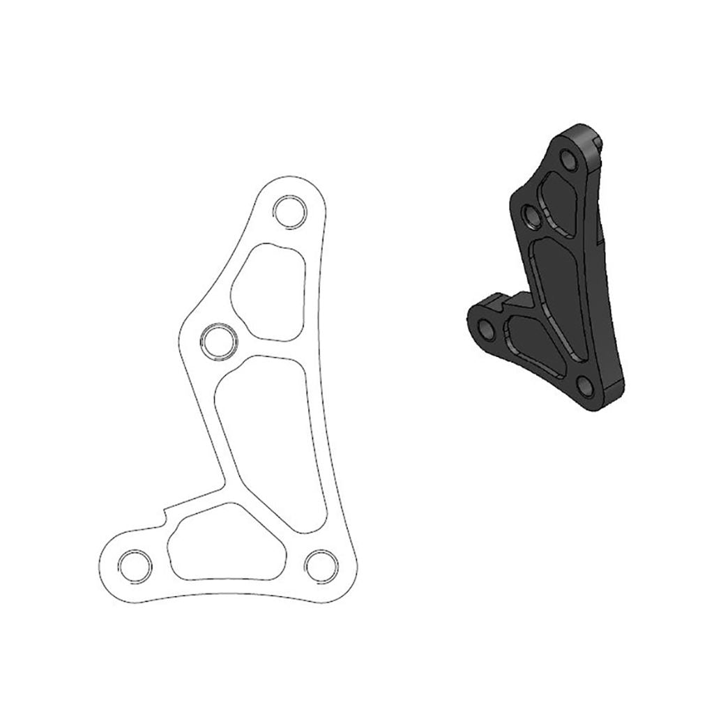 Moto-Master Bremssattel-Adapter Oversize MX 260 mm Ø (Art. m211040)