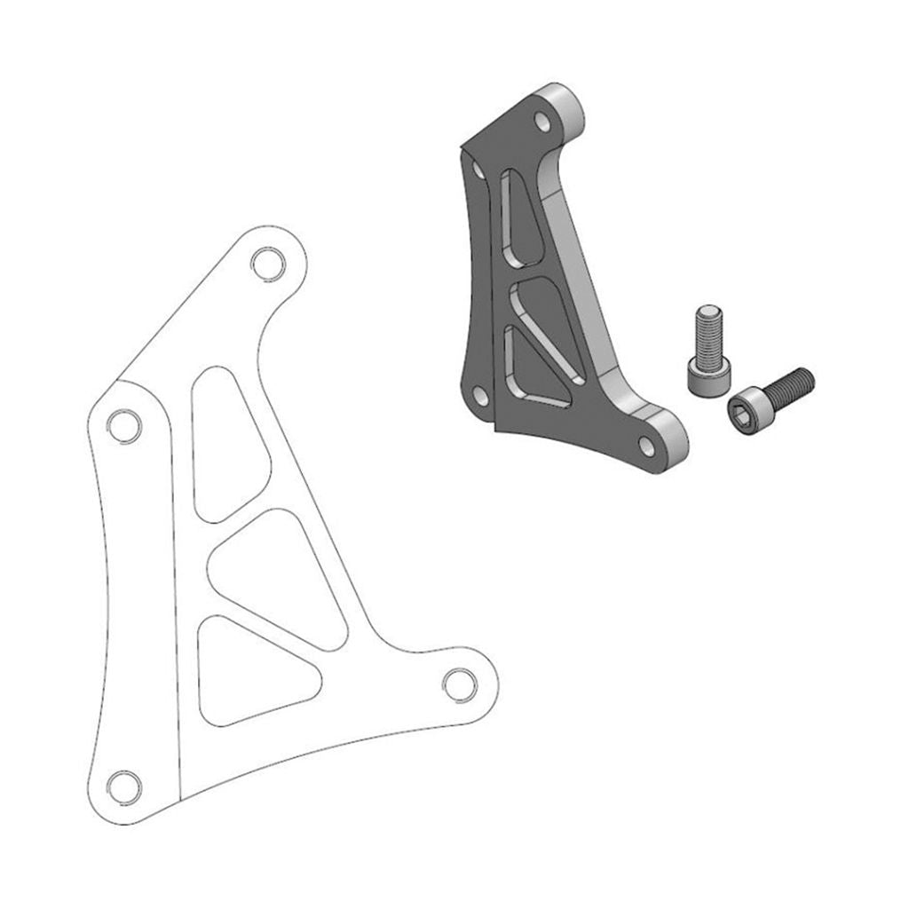 Moto-Master Bremssattel-Adapter Supermoto Racing Adapter 320 mm Ø (Art. m211041)