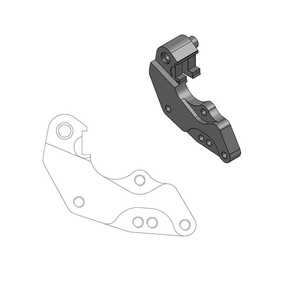 Moto-Master Bremssattel-Adapter Oversize Dakar 298 mm Ø (Art. m211056)