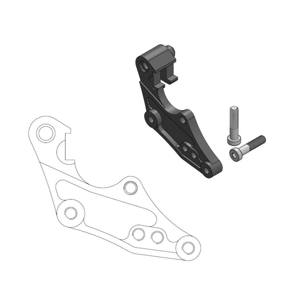 Moto-Master Bremssattel-Adapter Oversize Dakar 298 mm Ø (Art. m211060)