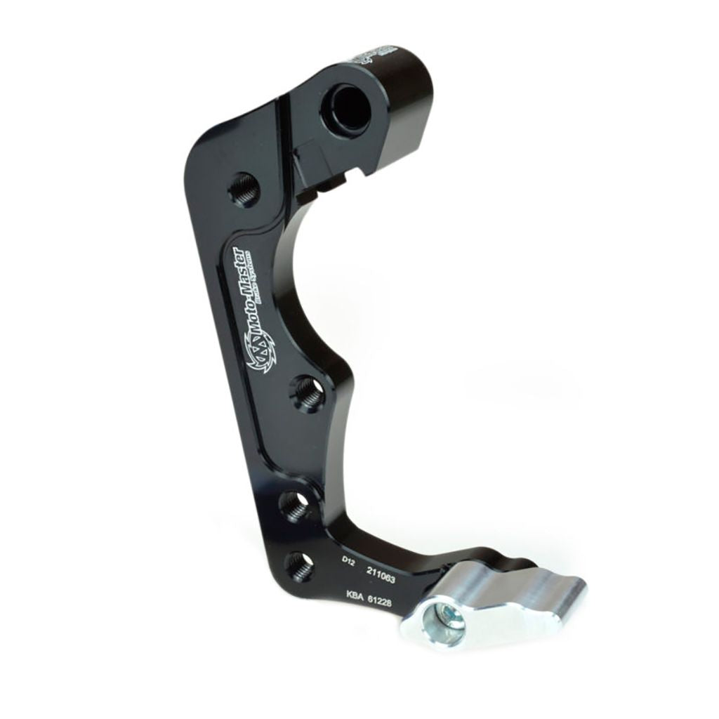 Moto-Master Bremssattel-Adapter Oversize Factory 260mm Ø schwarz mit Skidplat