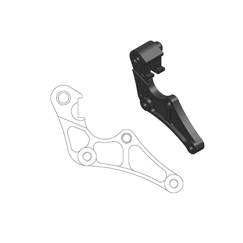 Moto-Master Bremssattel-Adapter Supermoto Street Adapter 320 mm Ø (Art. m211068)