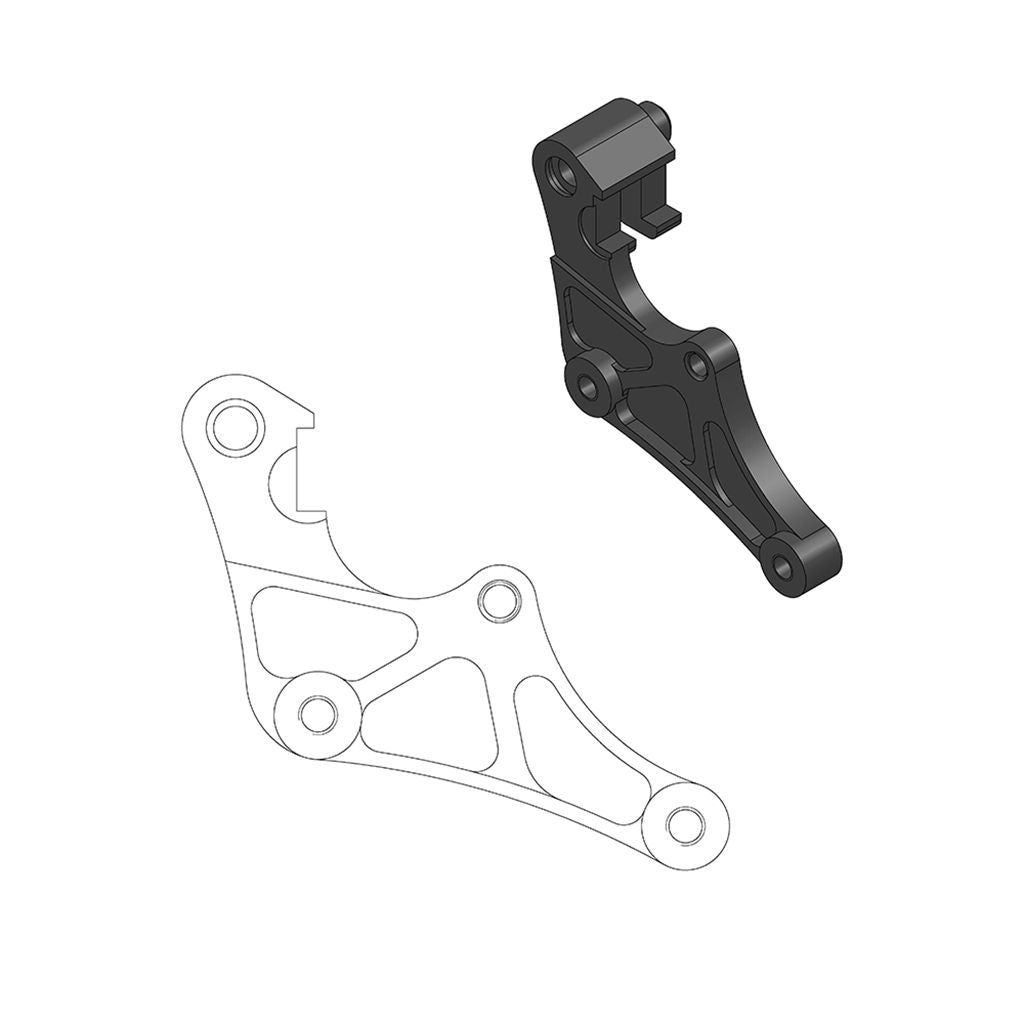 Moto-Master Bremssattel-Adapter Supermoto Street Adapter 320 mm Ø (Art. m211074)
