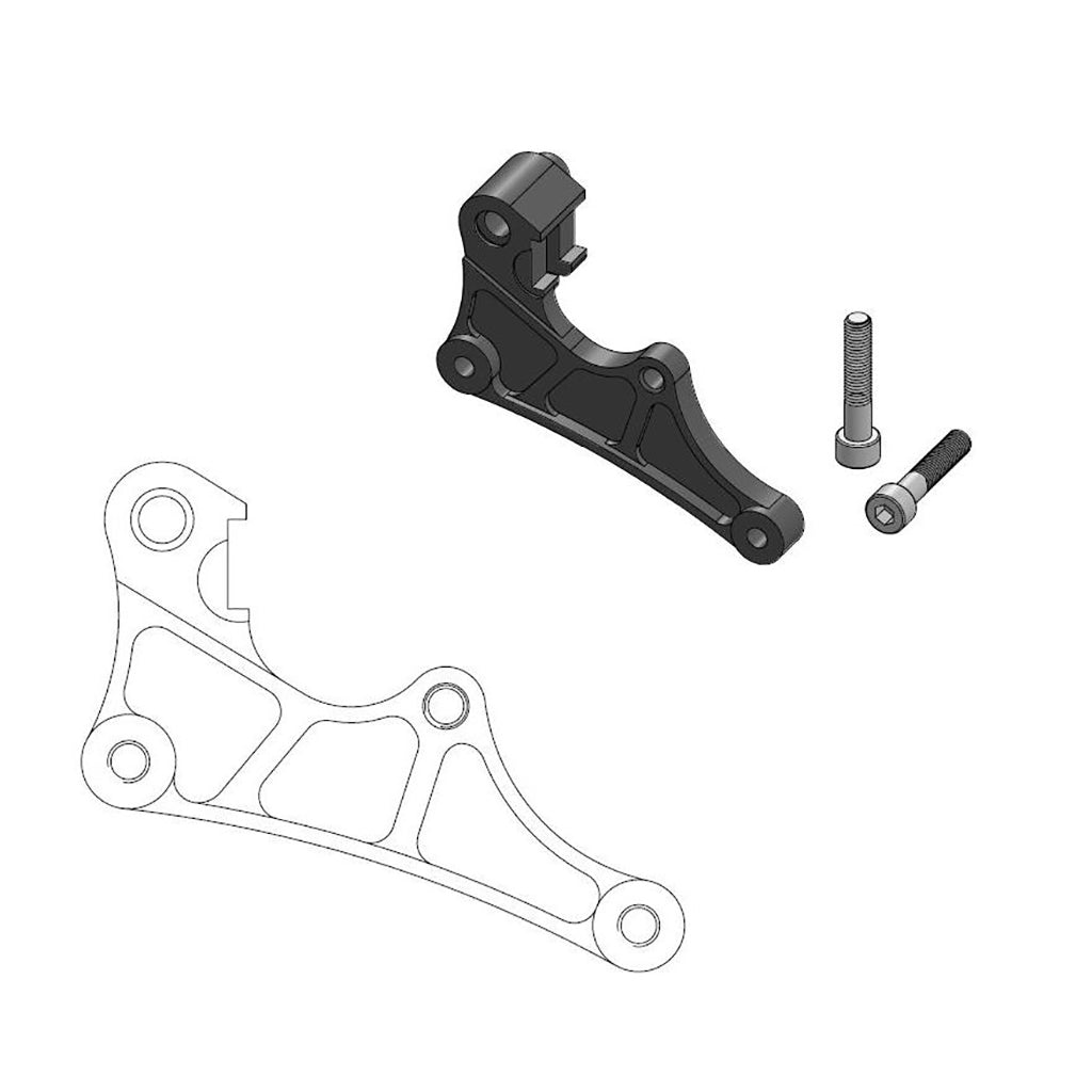 Moto-Master Bremssattel-Adapter Supermoto Street Adapter 320 mm Ø (Art. m211092)