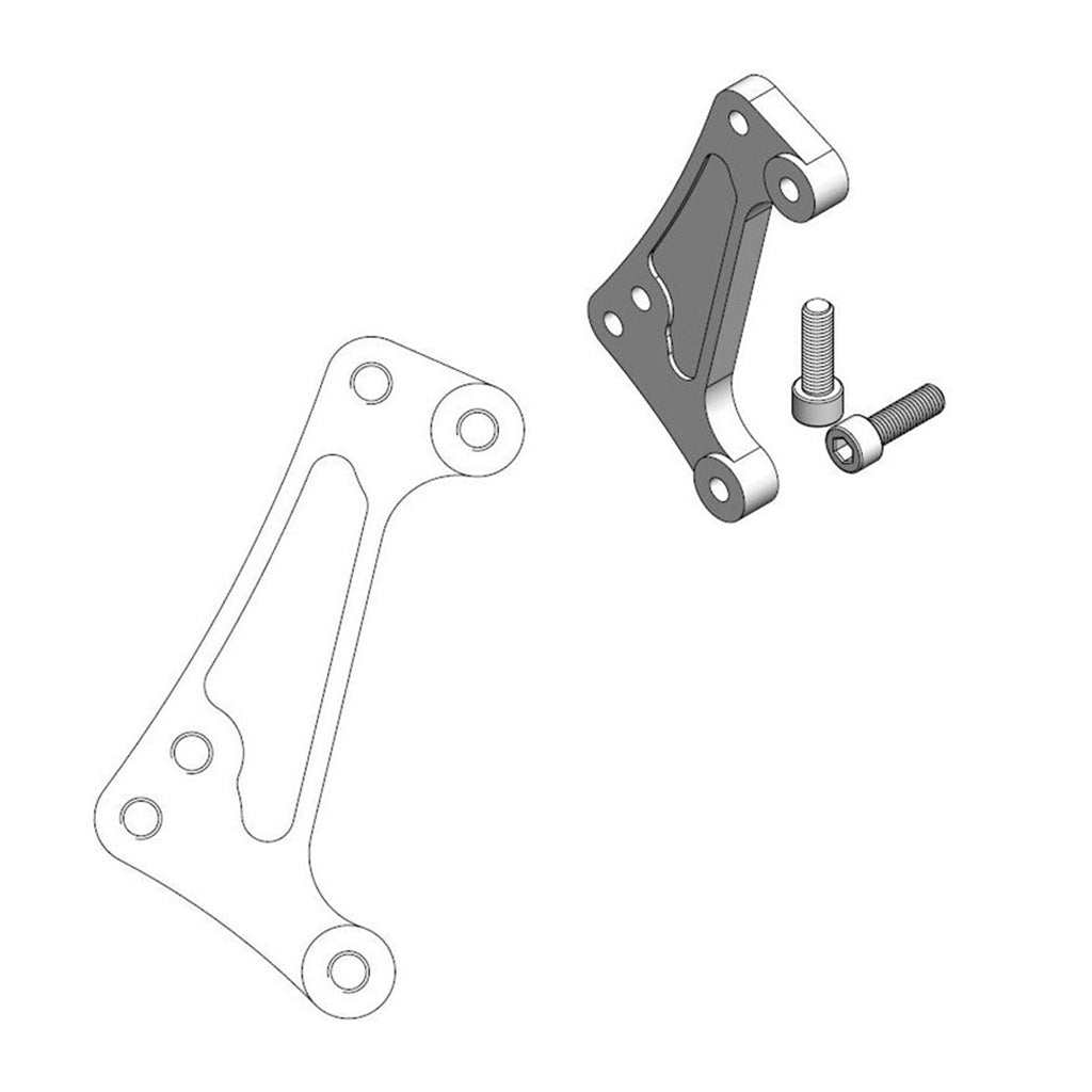 Moto-Master Bremssattel-Adapter Supermoto Racing Adapter 300 mm Ø (Art. m211113)