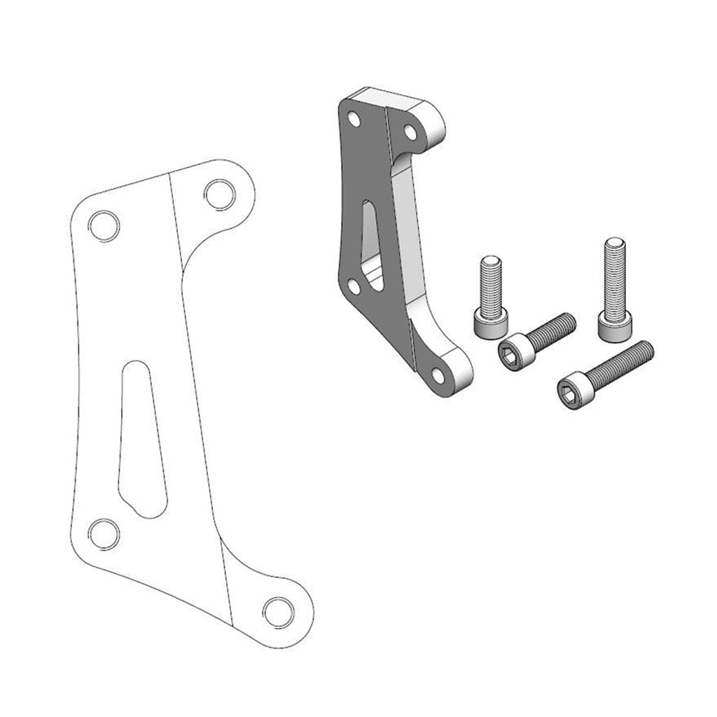 Moto-Master Bremssattel-Adapter Supermoto Racing Adapter 300 mm Ø (Art. m211116)