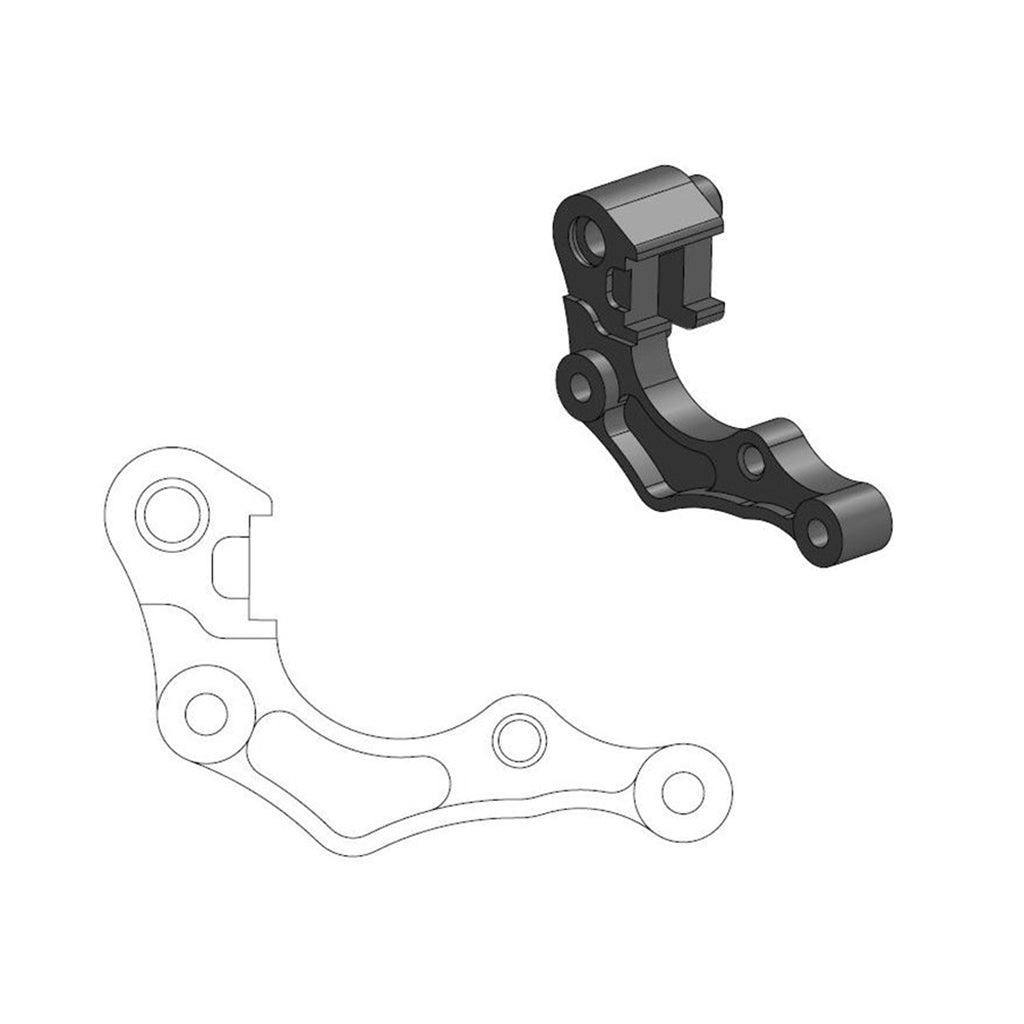 Moto-Master Bremssattel-Adapter Oversize MX 270 mm Ø (Art. m211118)