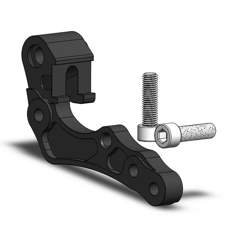 Moto-Master Bremssattel-Adapter f. OEM 260 mm Ø schwarz (Art. m211156)