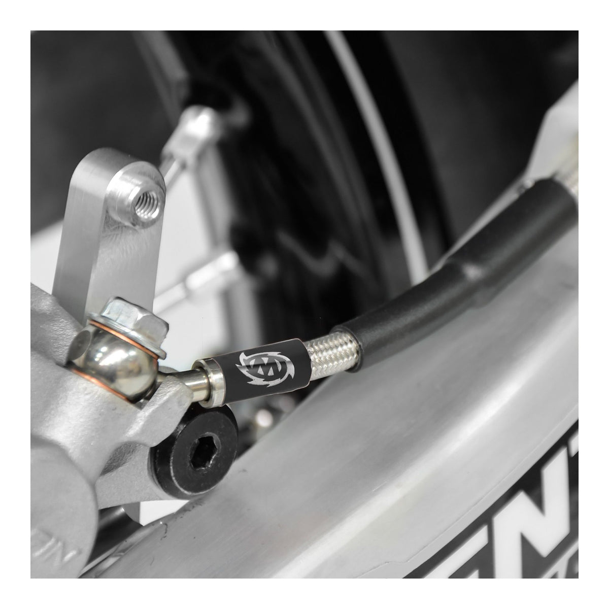Moto-Master Stahlflexleitung f. OEM hinten (Art. m212089)