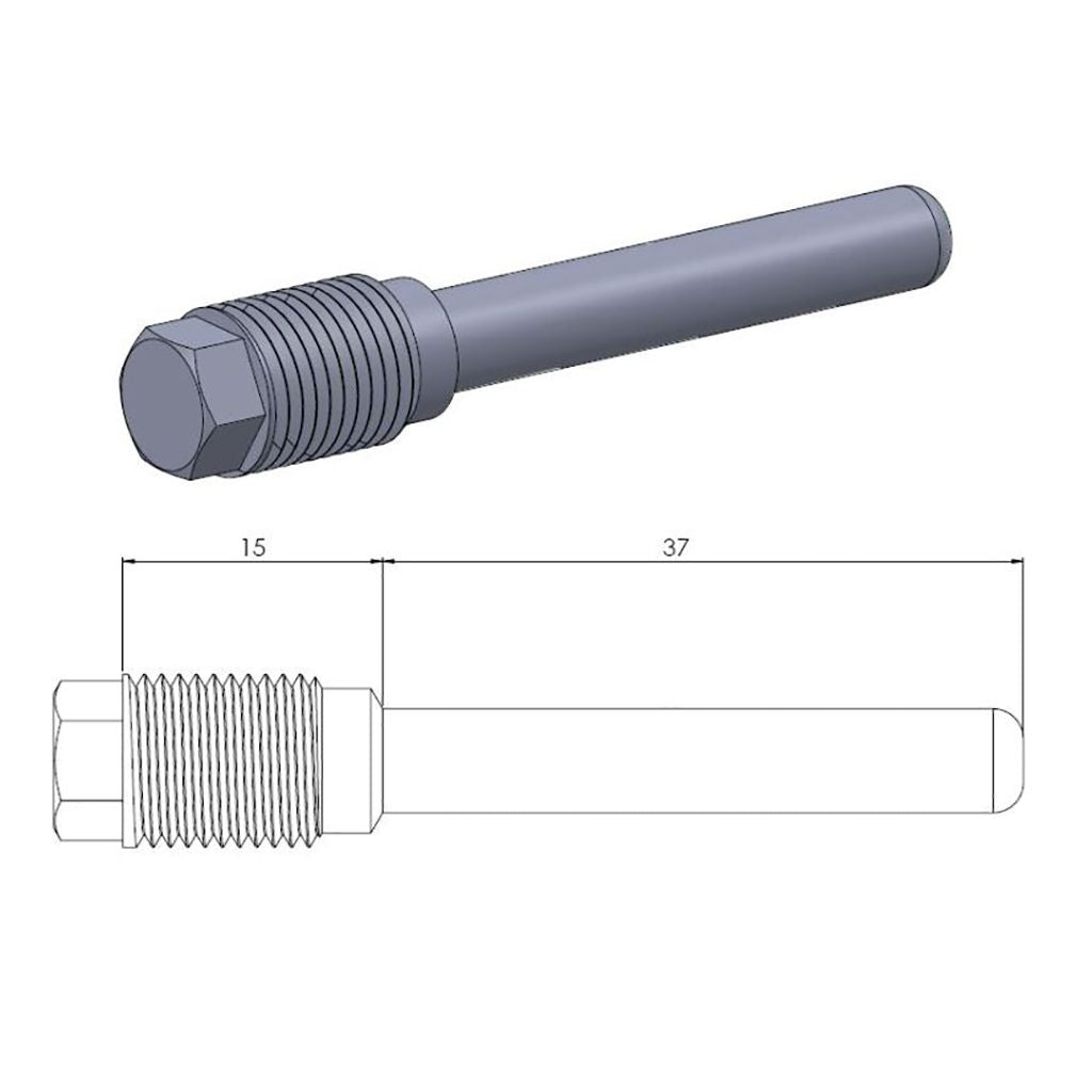 Moto-Master Bremsbelag Gleitstift (Art. m213019)