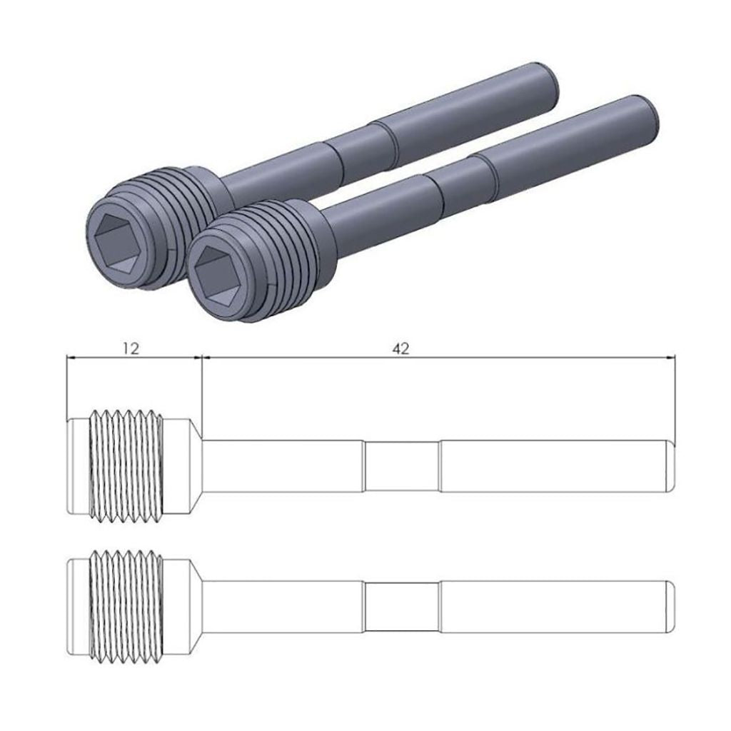 Moto-Master Bremsbelag Gleitstift (Art. m213026)