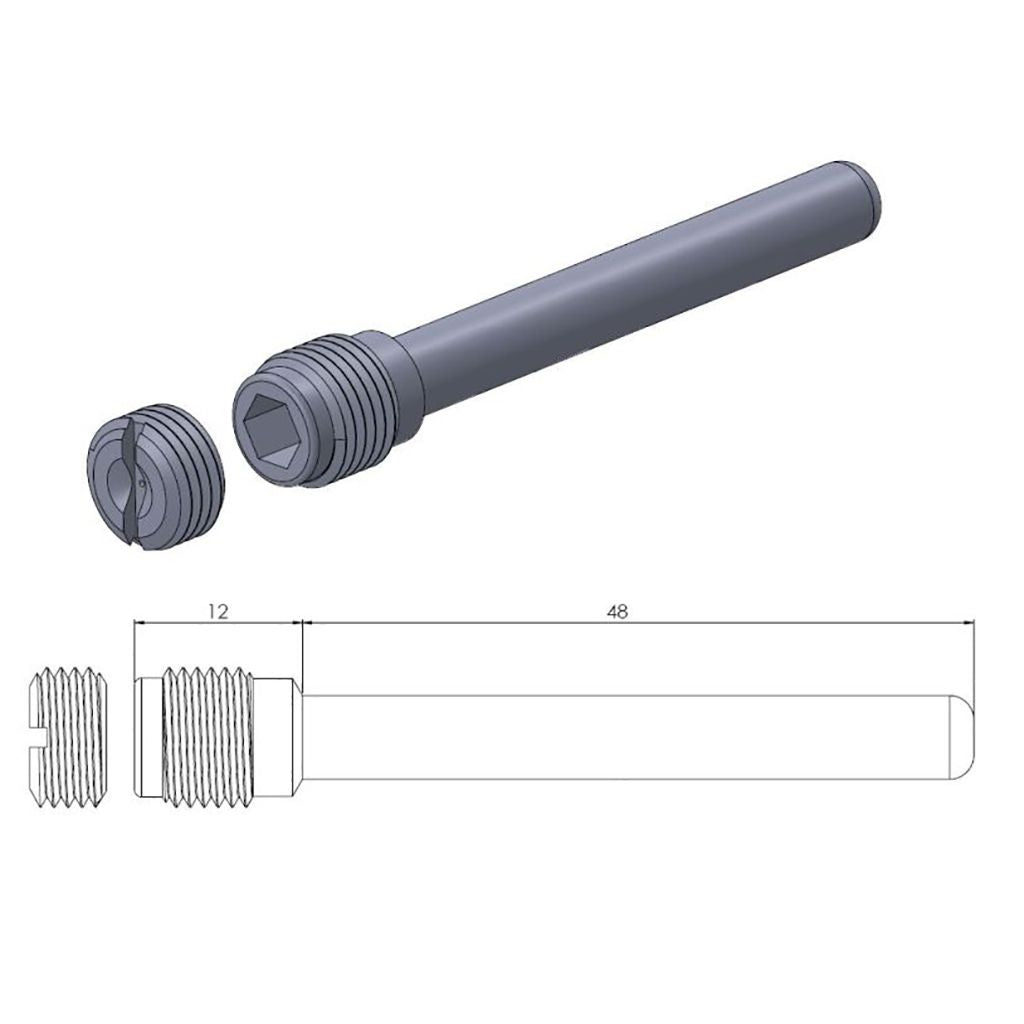 Moto-Master Bremsbelag Gleitstift (Art. m213028)