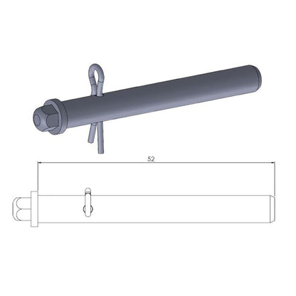 Moto-Master Bremsbelag Gleitstift (Art. m213029)
